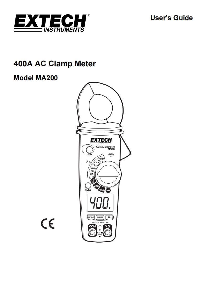 MA200_安装调试说明书手册