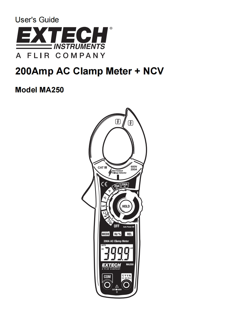 MA250_安装调试说明书手册