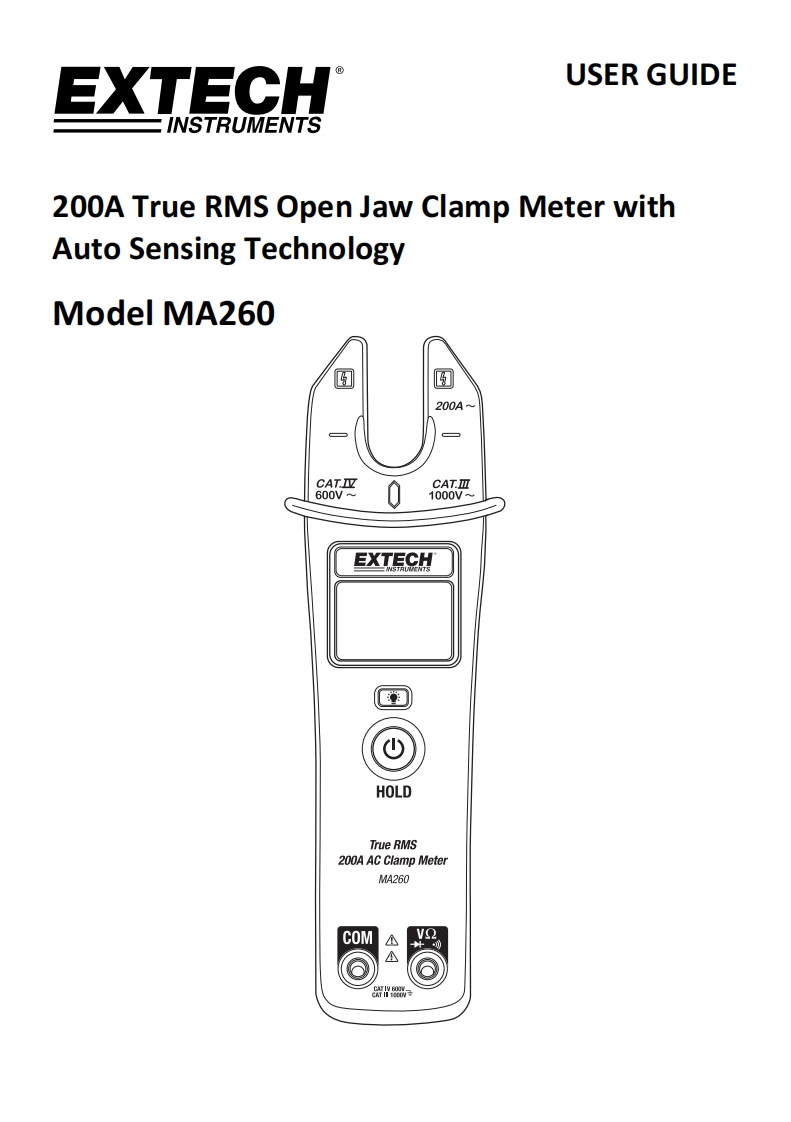 MA260_安装调试说明书手册-en