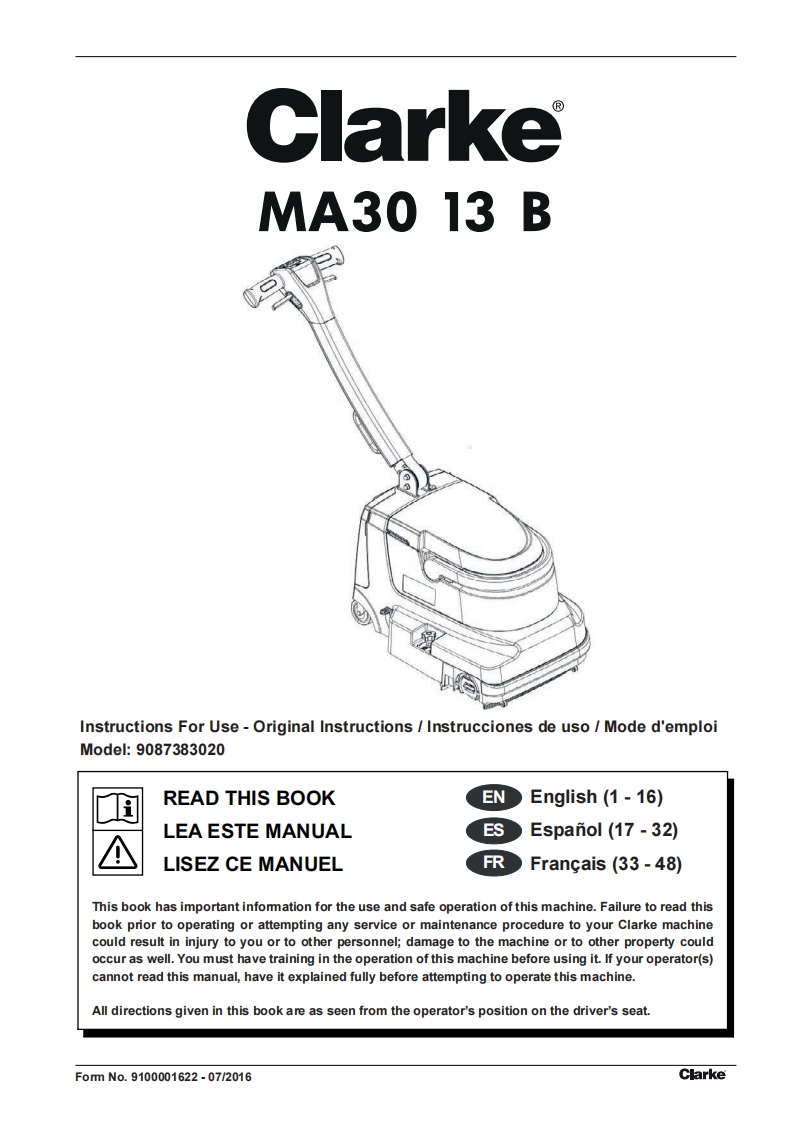 MA30-13B-manual操作与维护手册