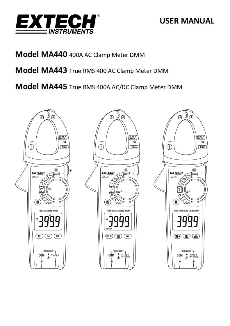 MA440_MA443_MA445_使用说明书手册-EN