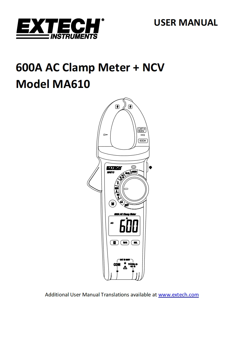 MA610_安装调试说明书手册-en