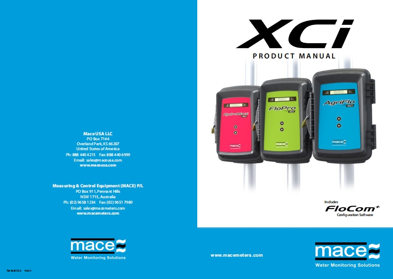 MACE_XCi_使用说明书手册_V3.1