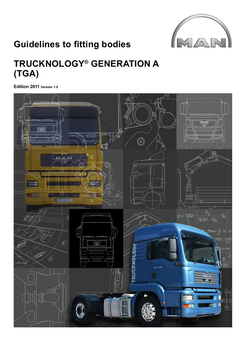 MAN-TGA-Guidelines-to-Fitting-Bodies-Service-Manual维修维护手册-PDF