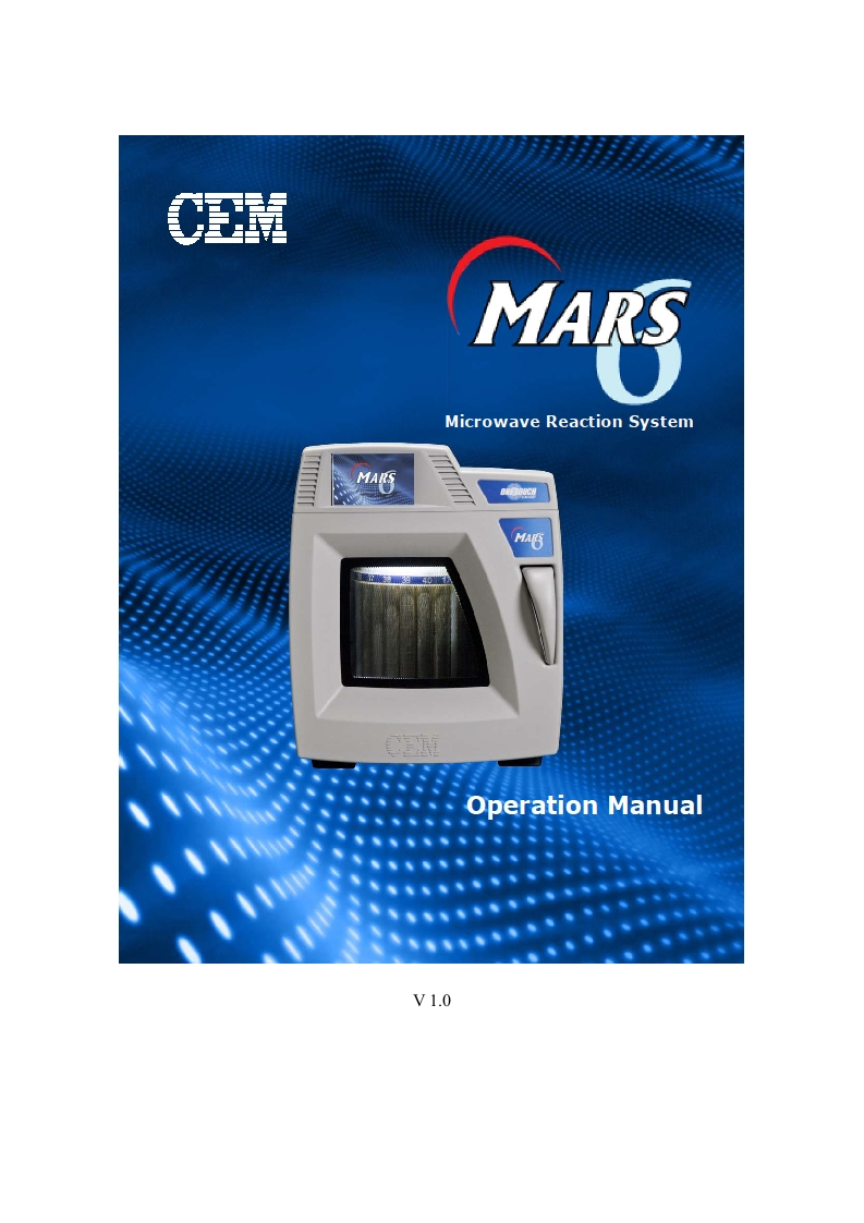 MARS6操作说明书手册
