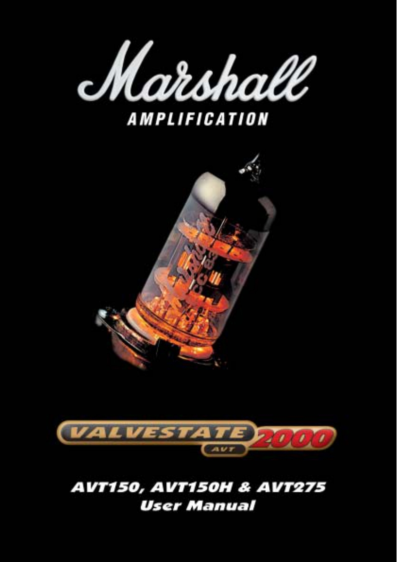 MARSHALLavt150-150h-275-使用说明书手册