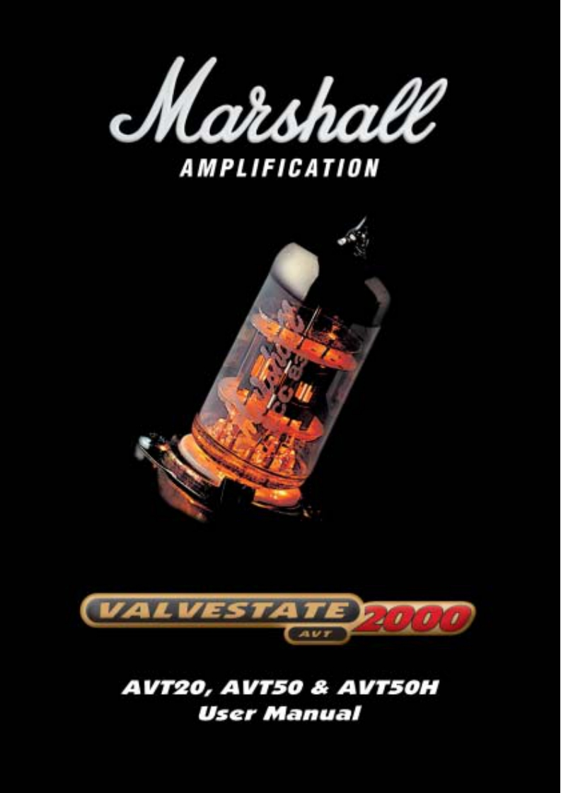 MARSHALLavt20-50-50h-使用说明书手册