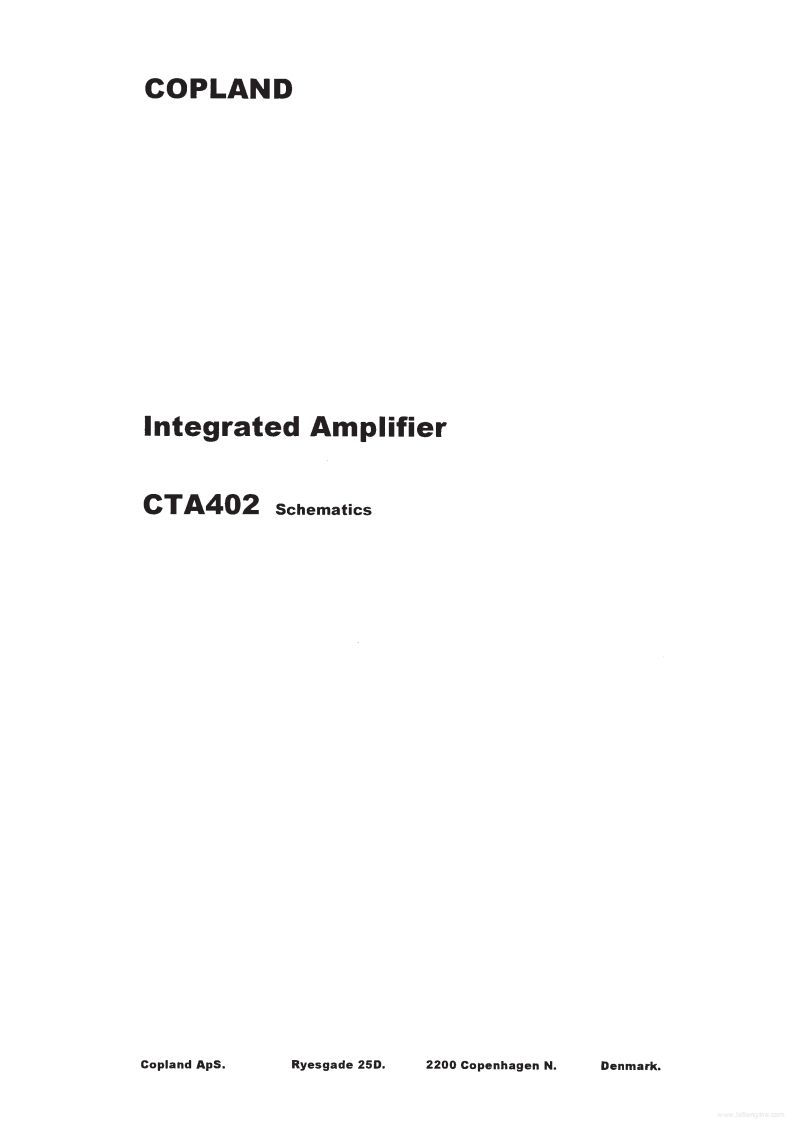 MARSHALLcta402-维修电器原理手册