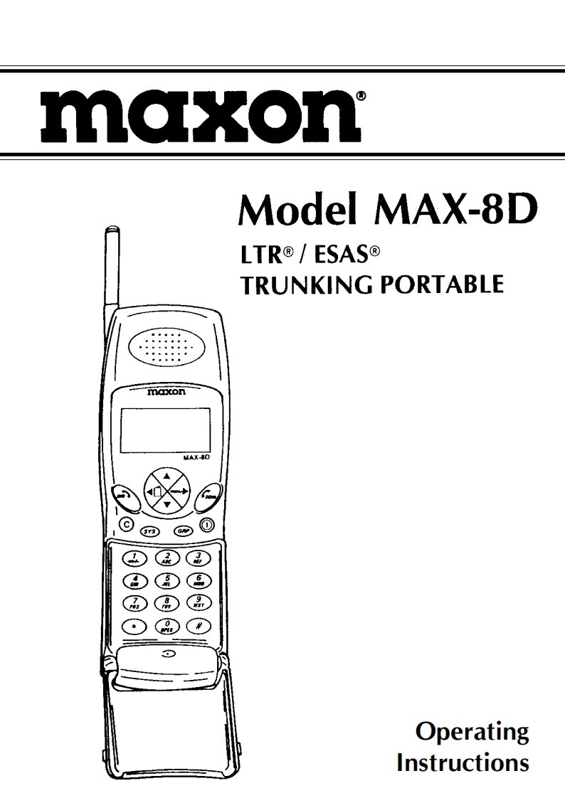 MAX-8D操作说明书手册