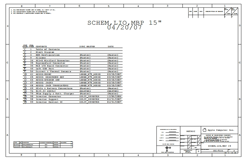 MBP15-LIO-MBP15---051-7226笔记本电器原理图