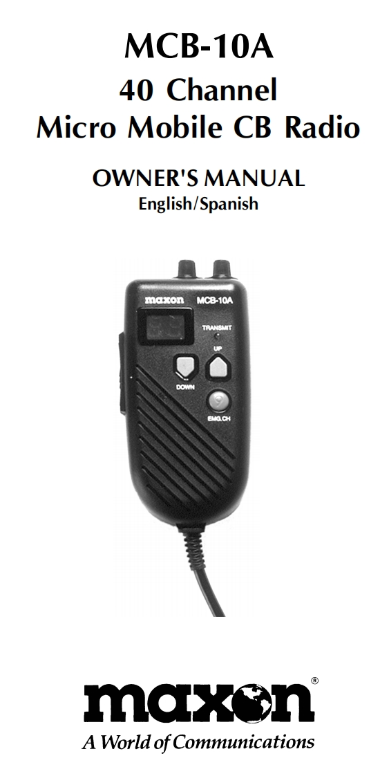 MCB-10A操作说明书手册