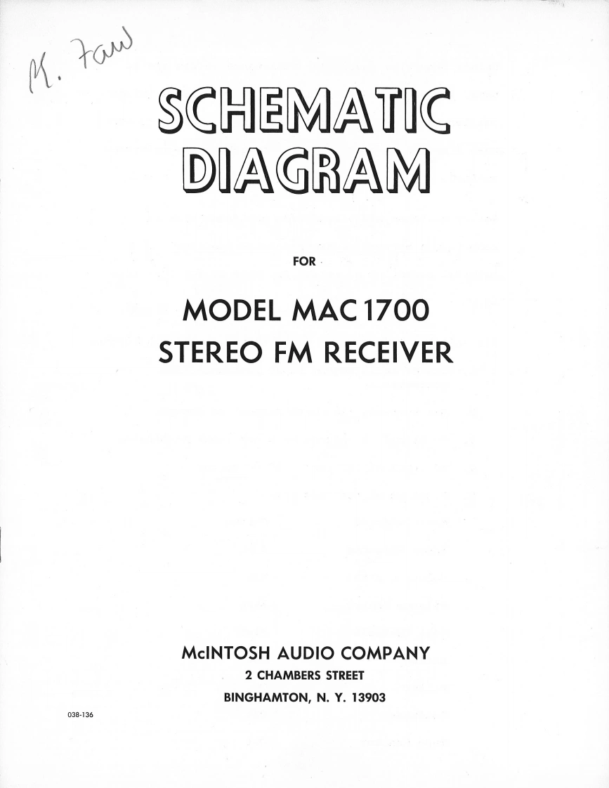 MCINTOSH-MAC1700_service-manual维修手册_c