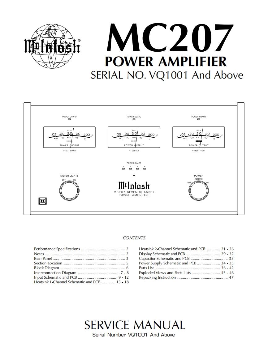 MCINTOSH-MC207_service-manual维修手册_b