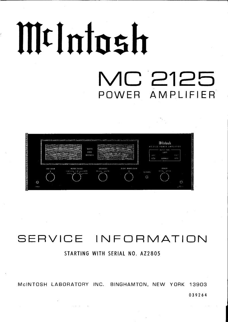 MCINTOSH-MC2125_service-manual维修手册_c
