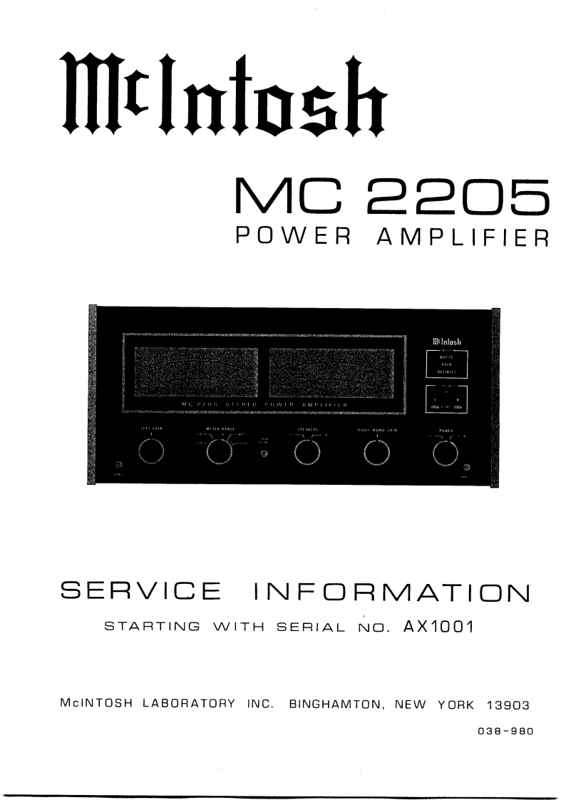 MCINTOSH-MC2205_service-manual维修手册_c