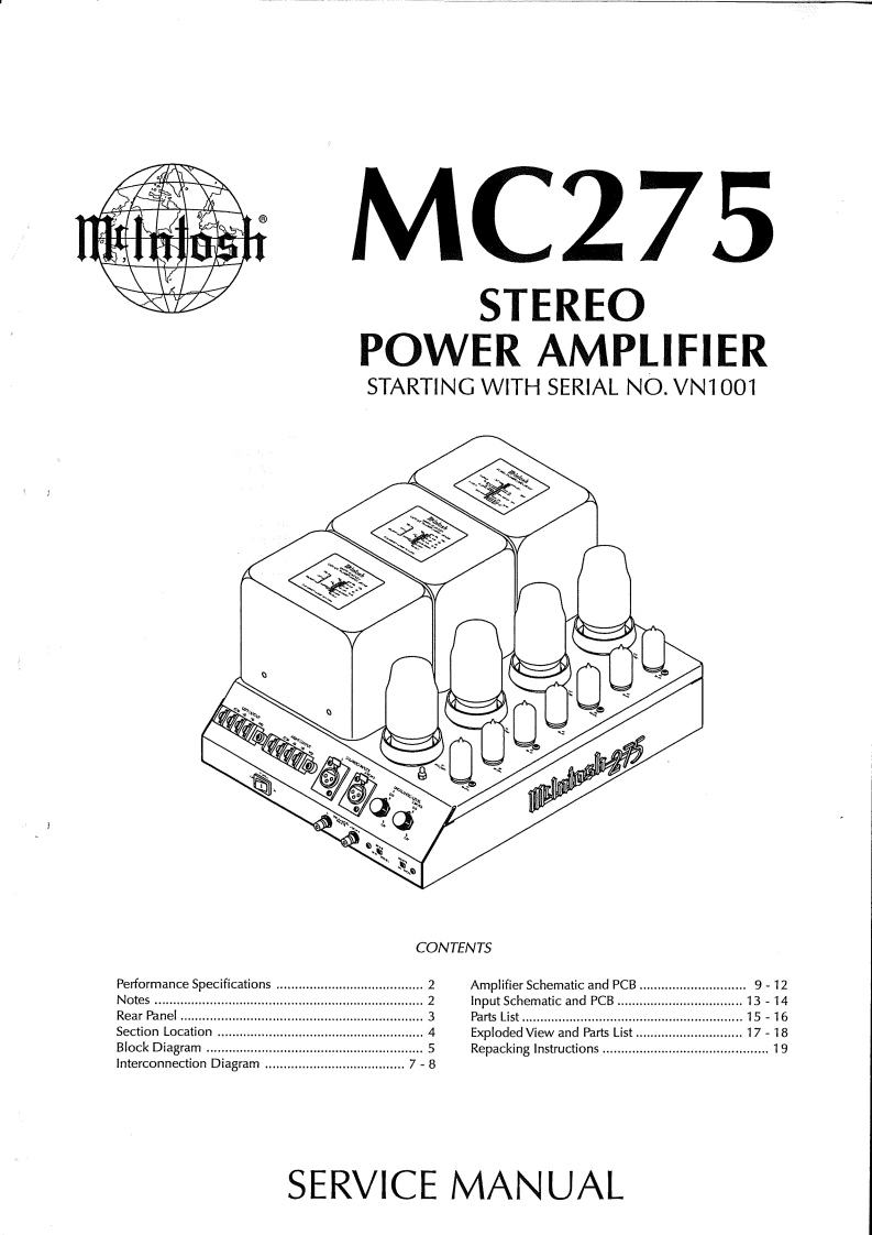 MCINTOSH-MC275MK4_service-manual维修手册