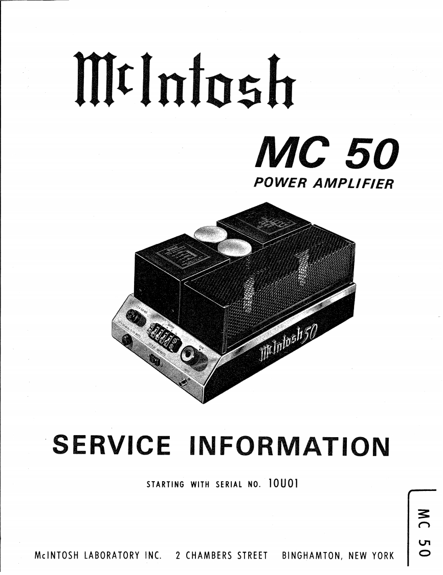 MCINTOSH-MC50_service-manual维修手册