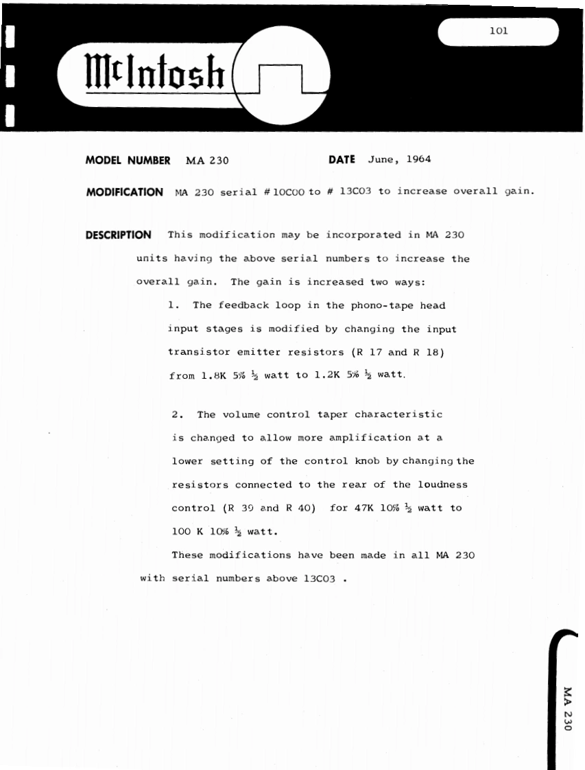 MCINTOSH-service-manual维修手册vics_bulletins
