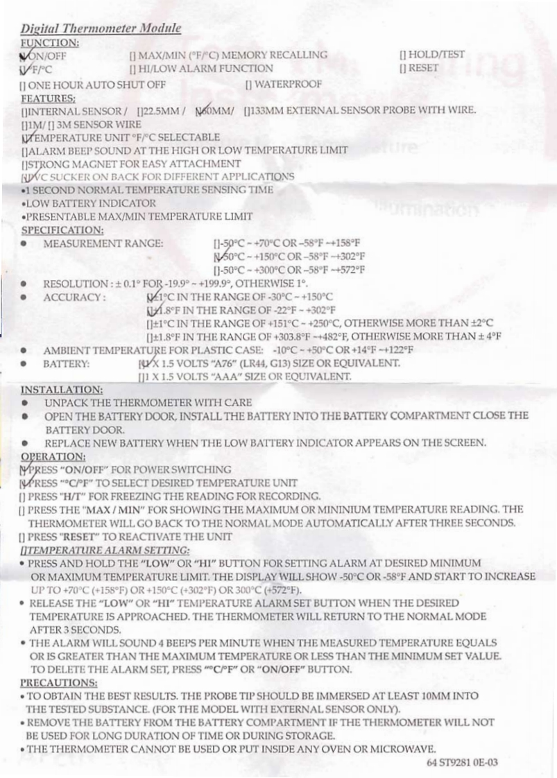 MDP300PP_使用者说明书手册