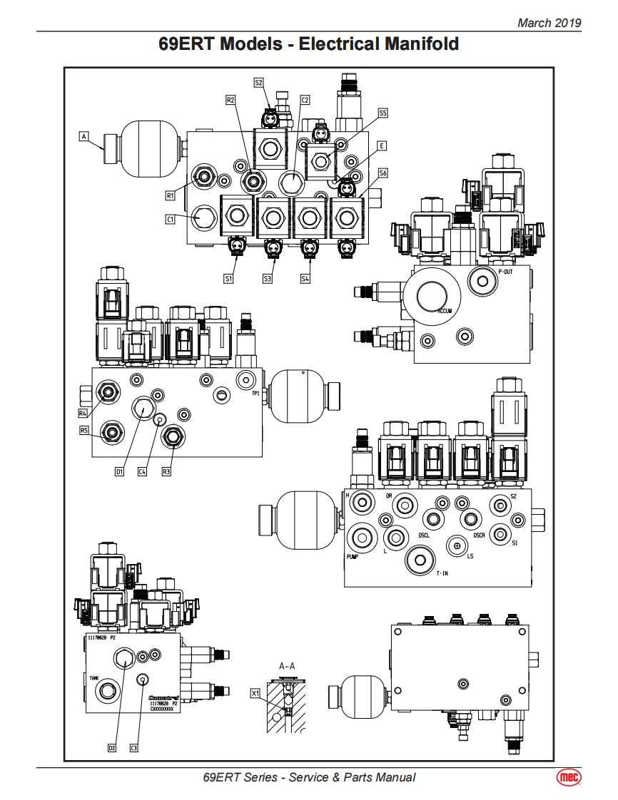 MEC升降车平台43528-SCH维修电气原理图手册