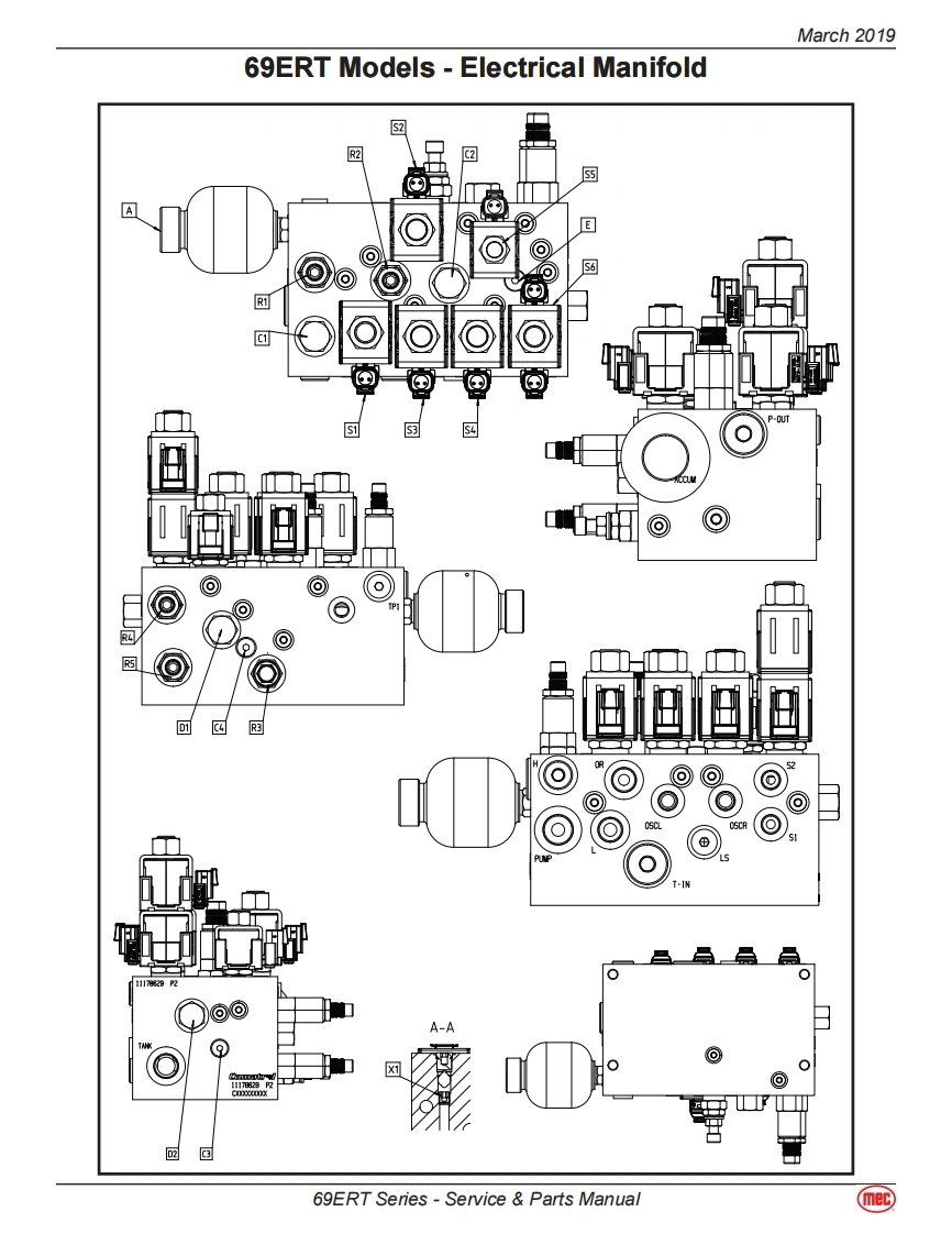 MEC升降车平台43528-SCH维修电气原理图手册