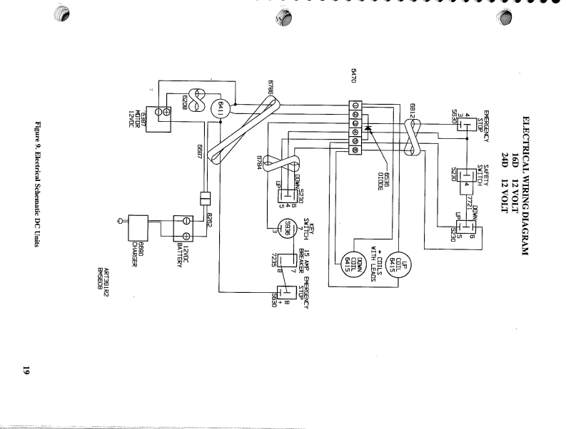 MEC升降车平台6769-SCH维修电气原理图手册