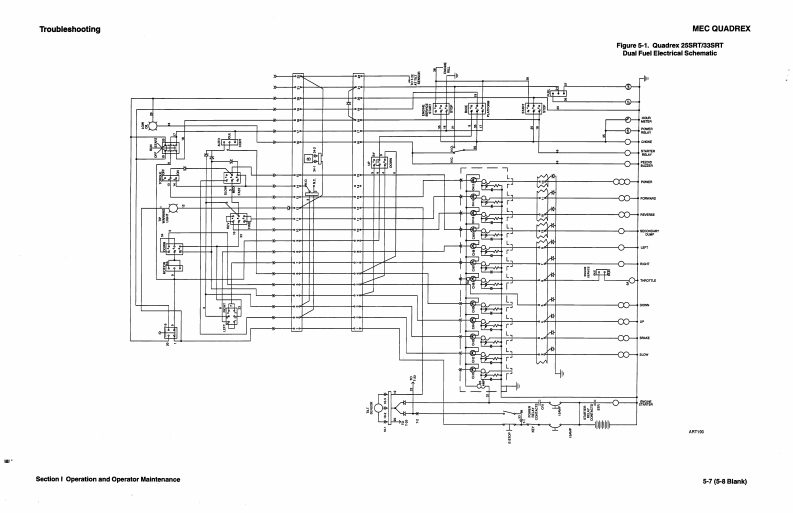 MEC升降车平台7795-SCH维修电气原理图手册
