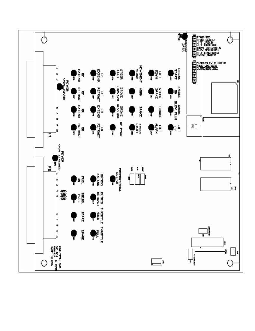 MEC升降车平台9547-SCH维修电气原理图手册
