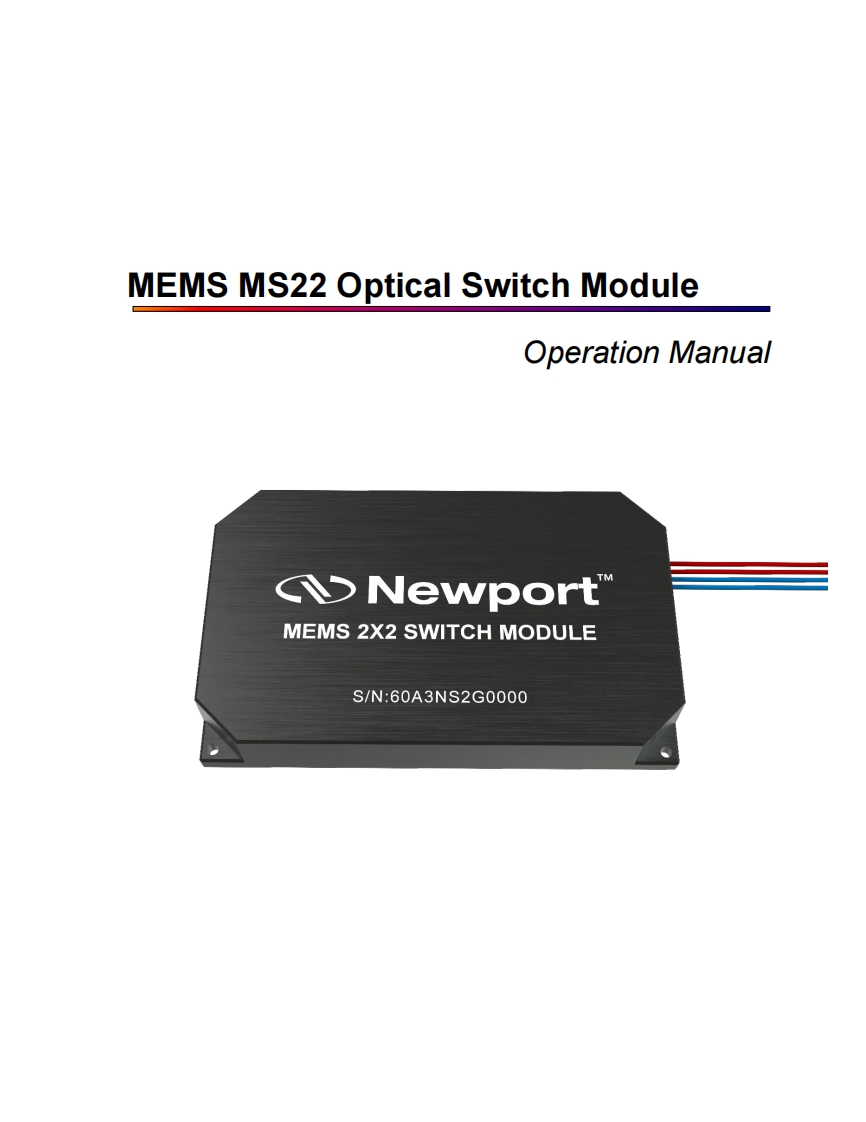 MEMS-2X2-Switch-操作说明书指南