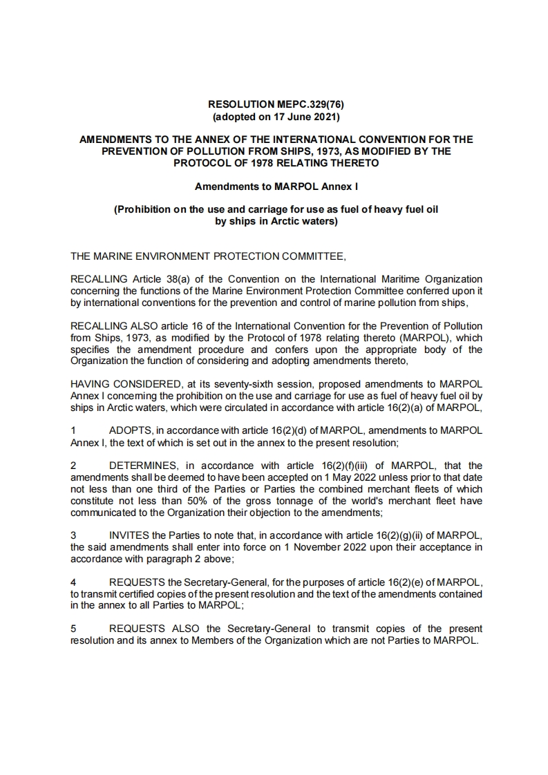MEPC.329(76)
