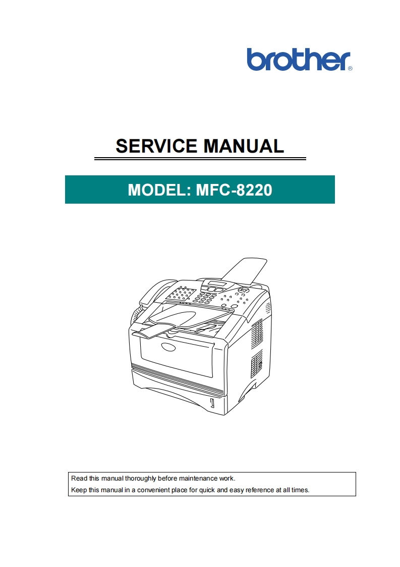 MFC-8220_Service-Manual维修维护手册