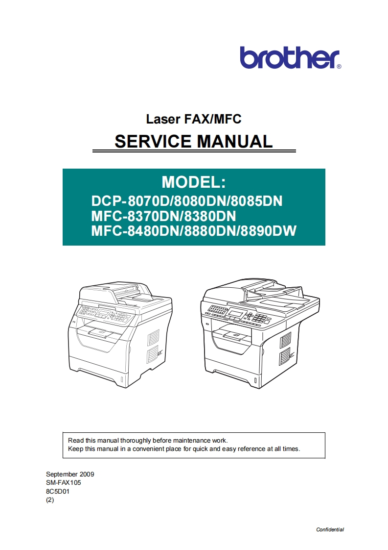 MFC-8380DN_Service-Manual维修维护手册