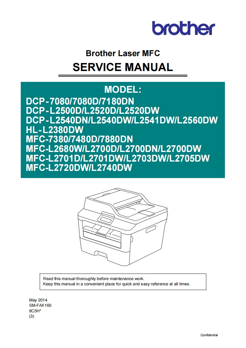 MFC-L2700DW_Service-Manual维修维护手册