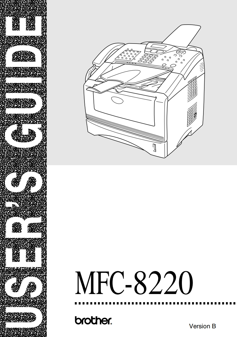 MFC8220-User-Manual操作说明书手册