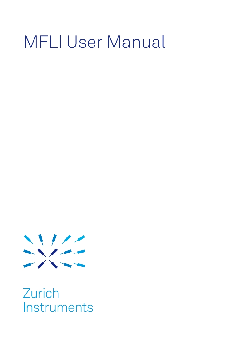 MFLI-500kHz-UserManual操作说明书手册