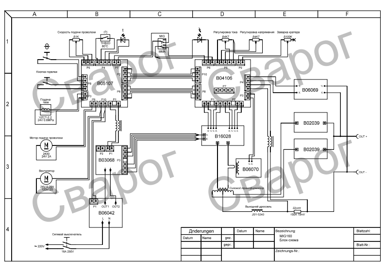 MIG11601(J35)电器原理图