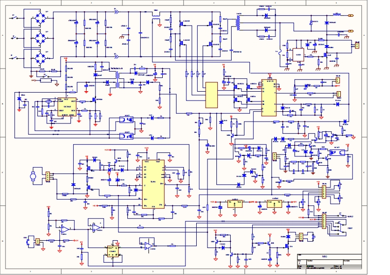 MIG200电器原理图