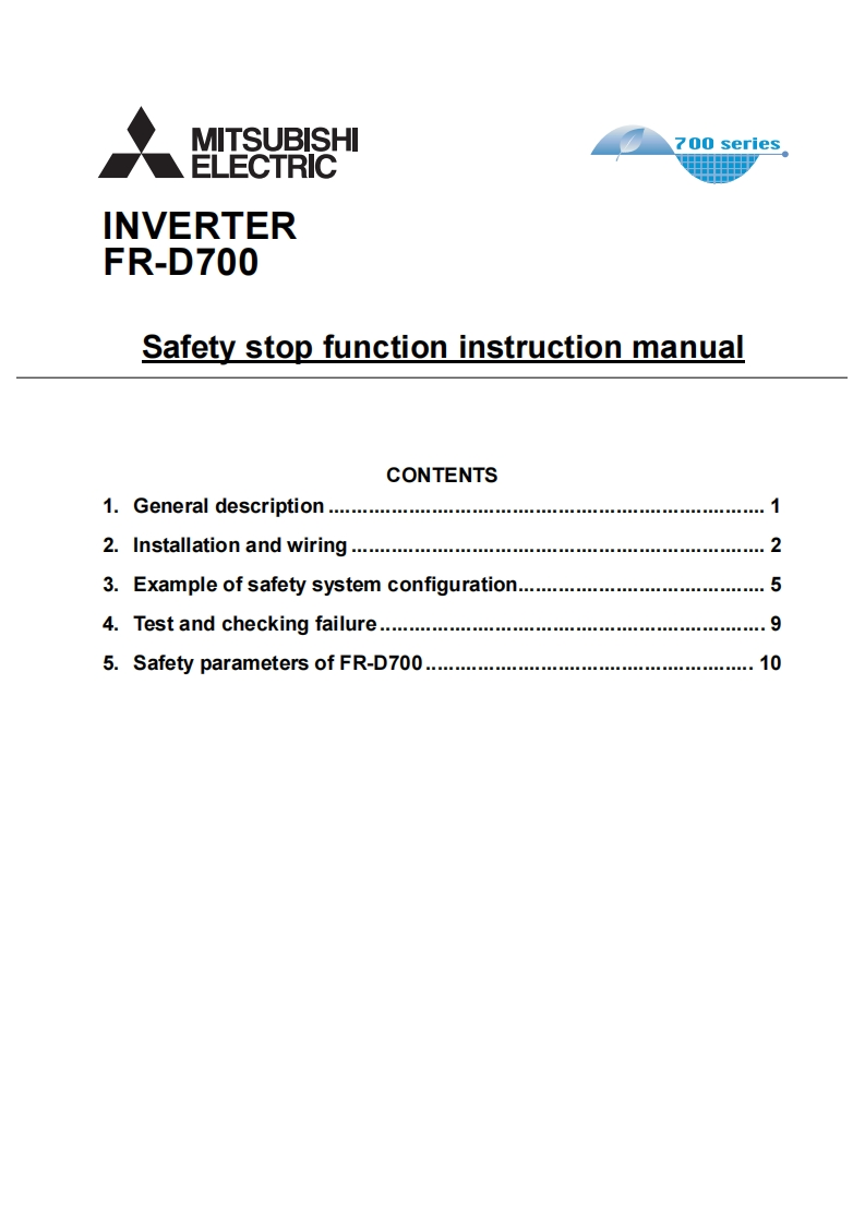 MITSUBISHI_FR-D700-Safety-stop-function-instruction-manual