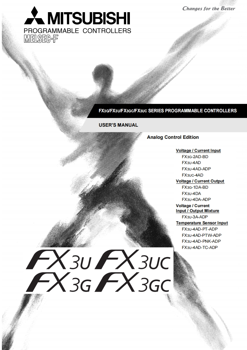 MITSUBISHI_FX3GFX3U-使用说明书手册-–-Analog-Control-Edition