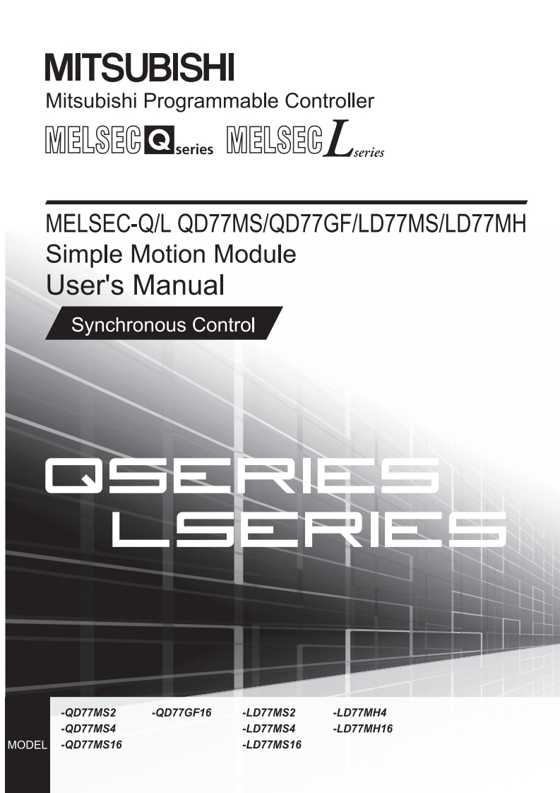 MITSUBISHI_LDQD77MS-Motion-Unit-操作说明书手册-Synchronous-Control