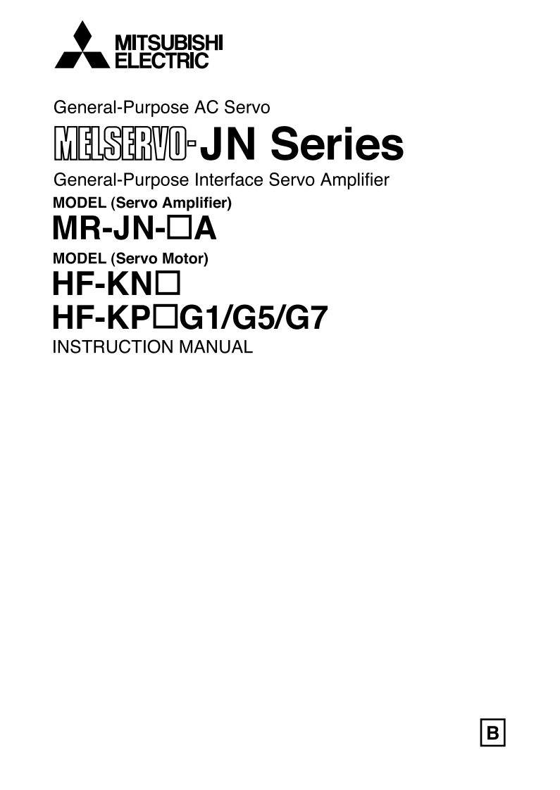 MITSUBISHI_MR-JN-A-Instruction-Manual