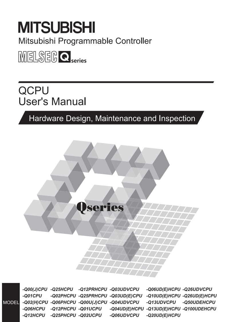 MITSUBISHI_QCPU-操作说明书手册-Hardware-Design-Maintenance-Inspection