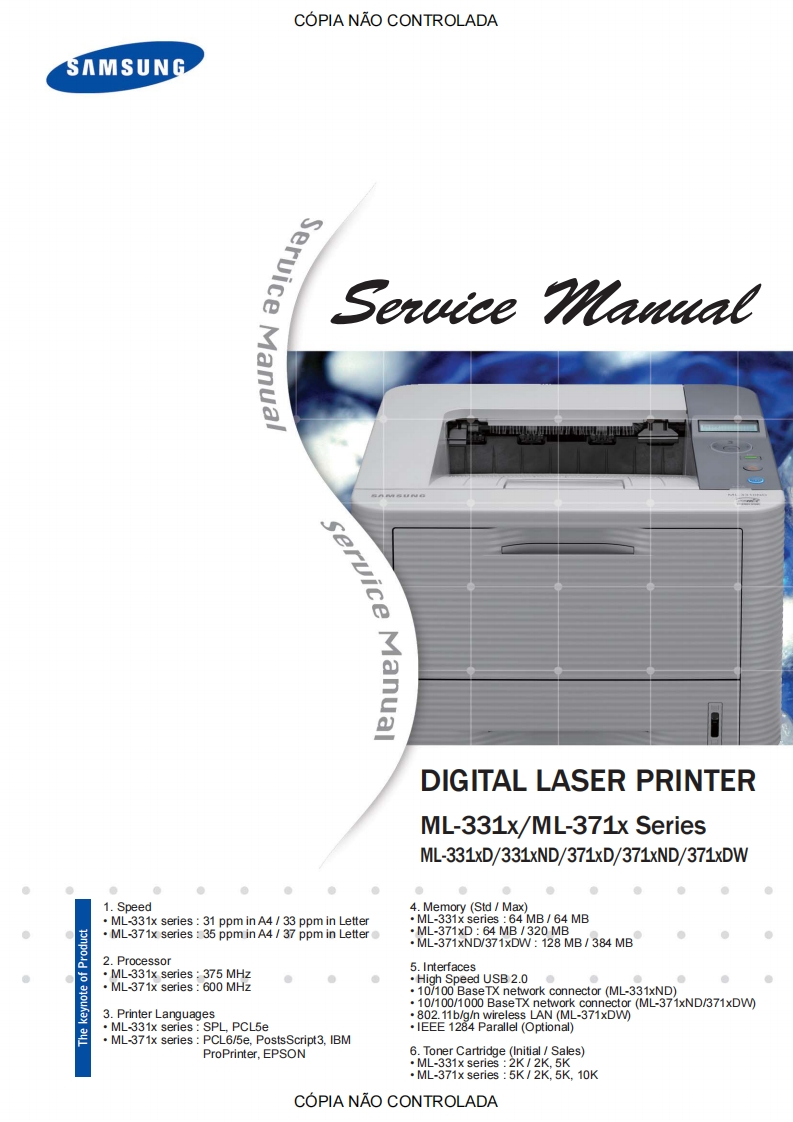 ML-331x_371x打印机维修手册
