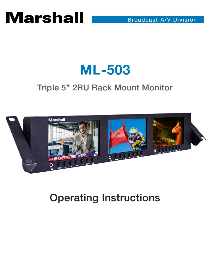 ML-503-使用说明书手册