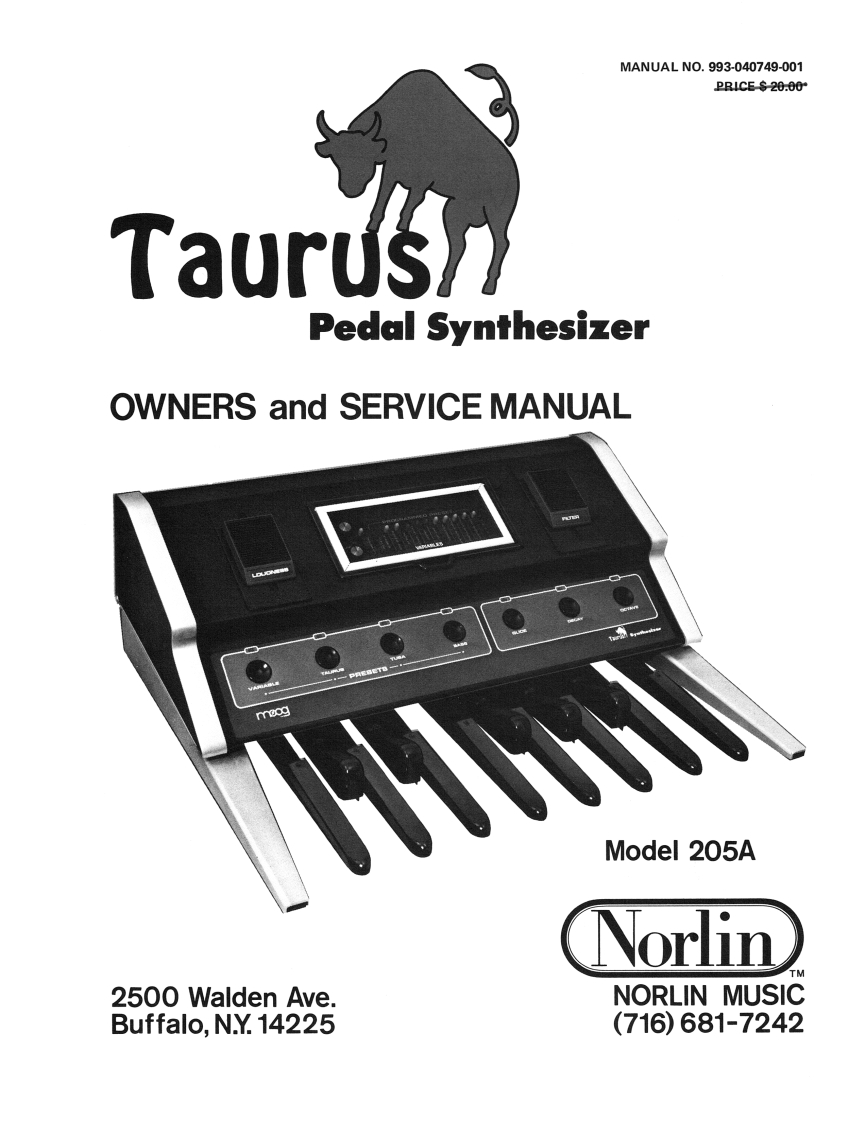 MOOG_TAURUS_USER-维修手册电器原理图