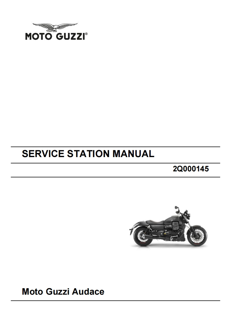 MOTOGUZZI摩托古兹摩托车Audace维修操作说明书手册