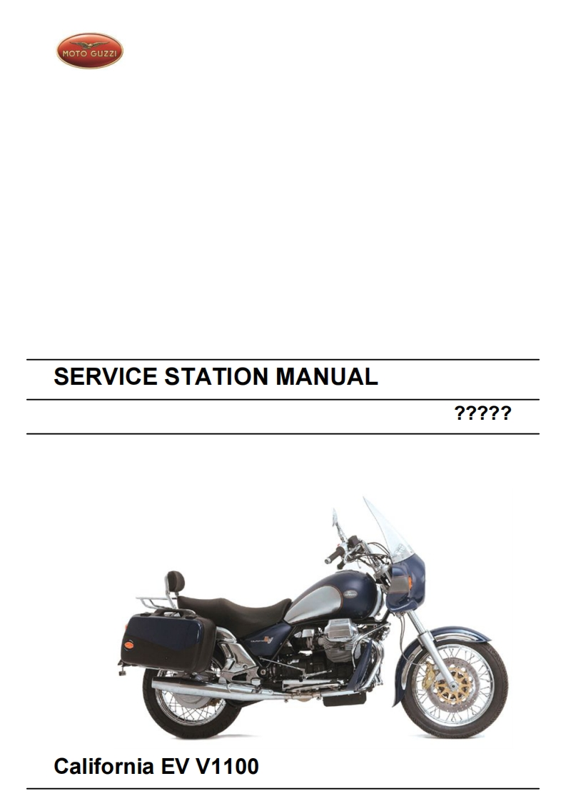 MOTOGUZZI摩托古兹摩托车California-EV-V1100维修操作说明书手册