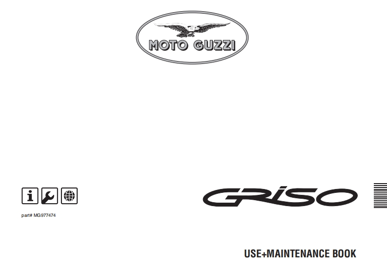 MOTOGUZZI摩托古兹摩托车Griso-850_1100-IE-MY06-English维修操作说明书手册