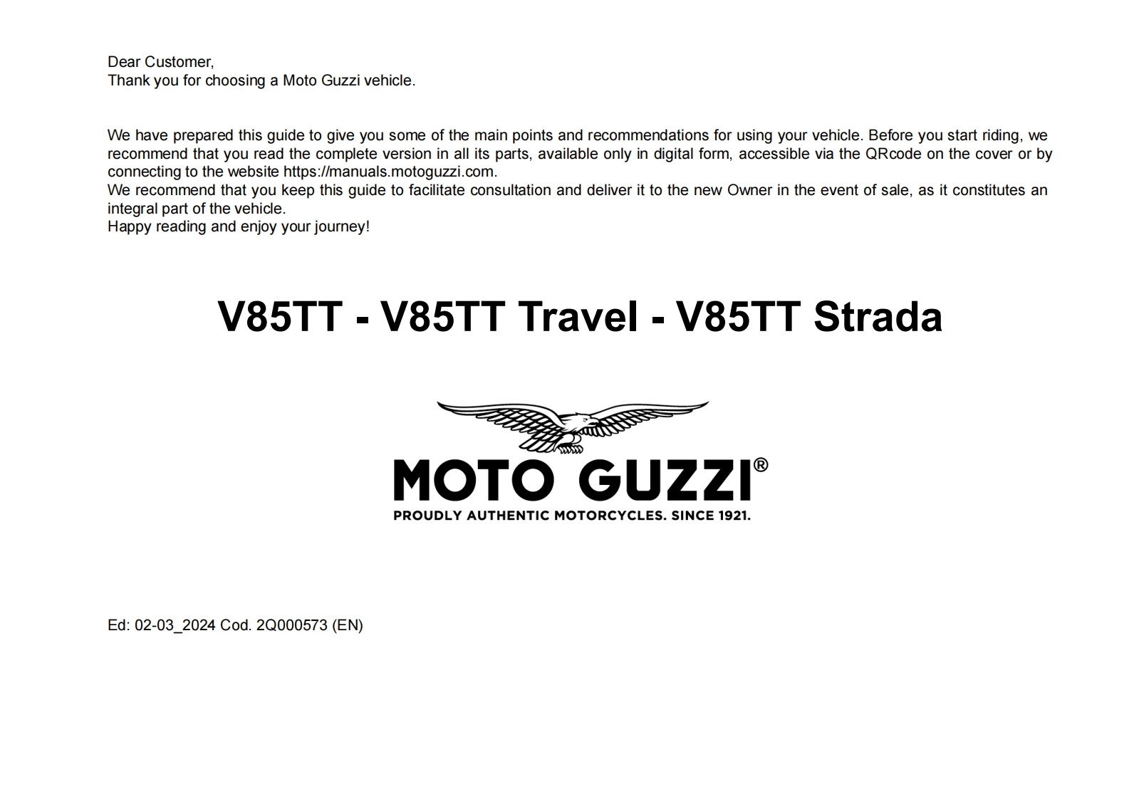 MOTOGUZZI摩托古兹摩托车V85TT-V85TT-Travel-V85TT-Strada-E5Plus-EU_en维修操作说明书手册
