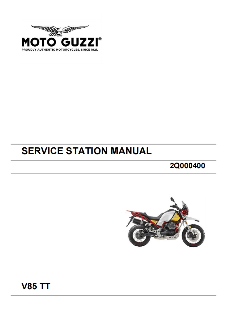 MOTOGUZZI摩托古兹摩托车v85-service-manual维修操作说明书手册